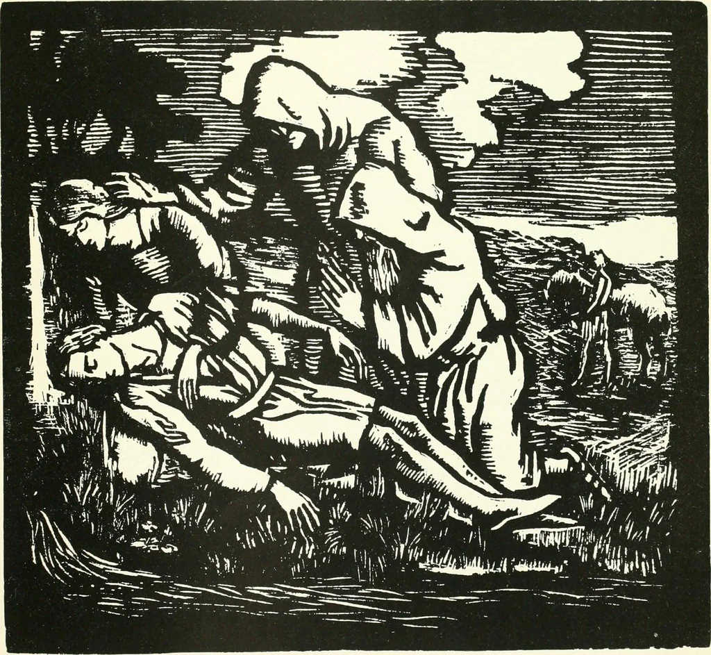 An illustration from The Slade; a collection of drawings and some pictures done by past and present students of the London Slade School of Art, MDCCCXCIII-MDCCCVII, 1907, leaf 206