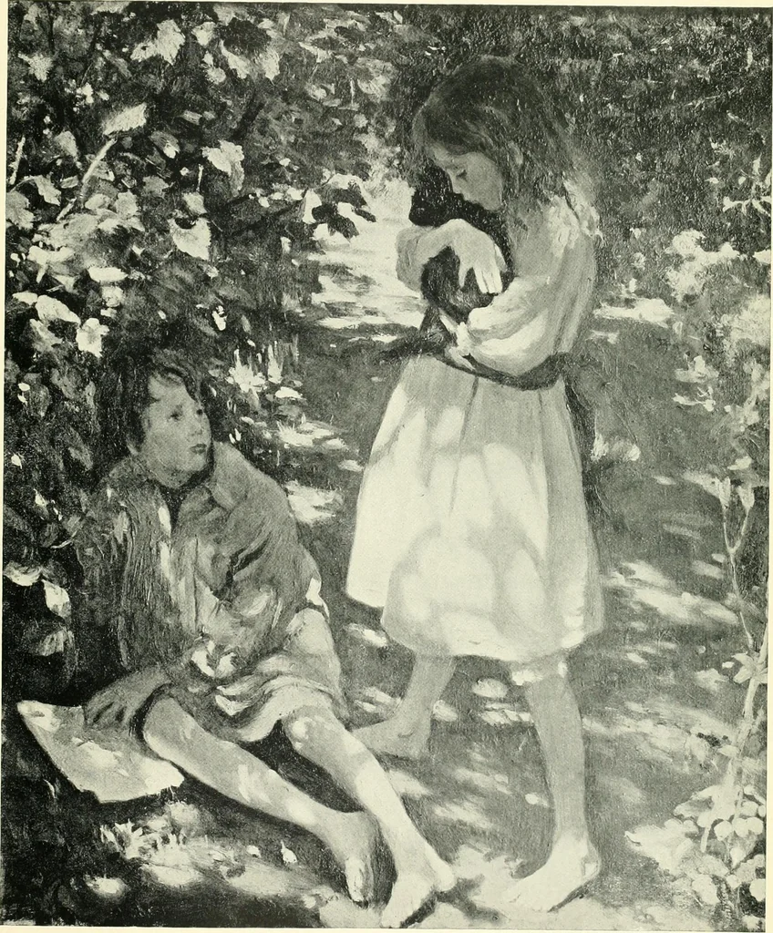 An illustration from The Slade; a collection of drawings and some pictures done by past and present students of the London Slade School of Art, MDCCCXCIII-MDCCCVII, 1907, leaf 214