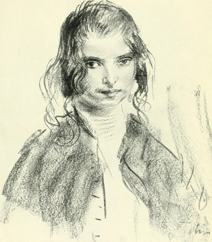 An illustration from The Slade; a collection of drawings and some pictures done by past and present students of the London Slade School of Art, MDCCCXCIII-MDCCCVII, 1907, leaf 24