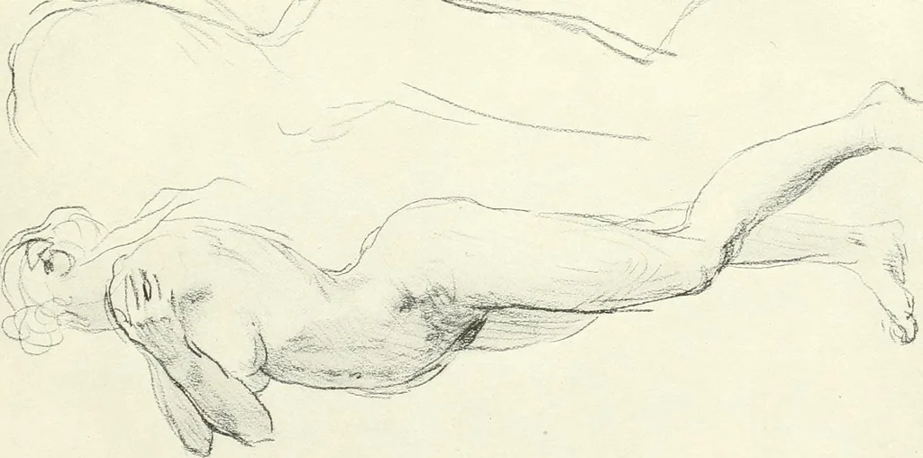 An illustration from The Slade; a collection of drawings and some pictures done by past and present students of the London Slade School of Art, MDCCCXCIII-MDCCCVII, 1907, leaf 36