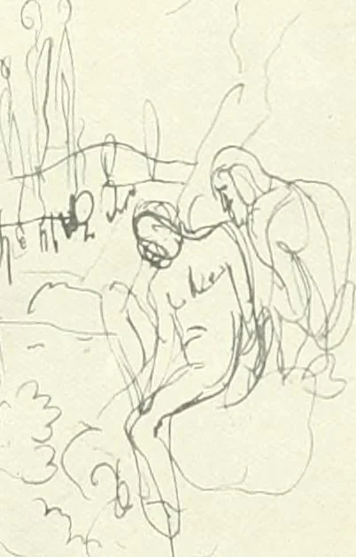 An illustration from The Slade; a collection of drawings and some pictures done by past and present students of the London Slade School of Art, MDCCCXCIII-MDCCCVII, 1907, leaf 50
