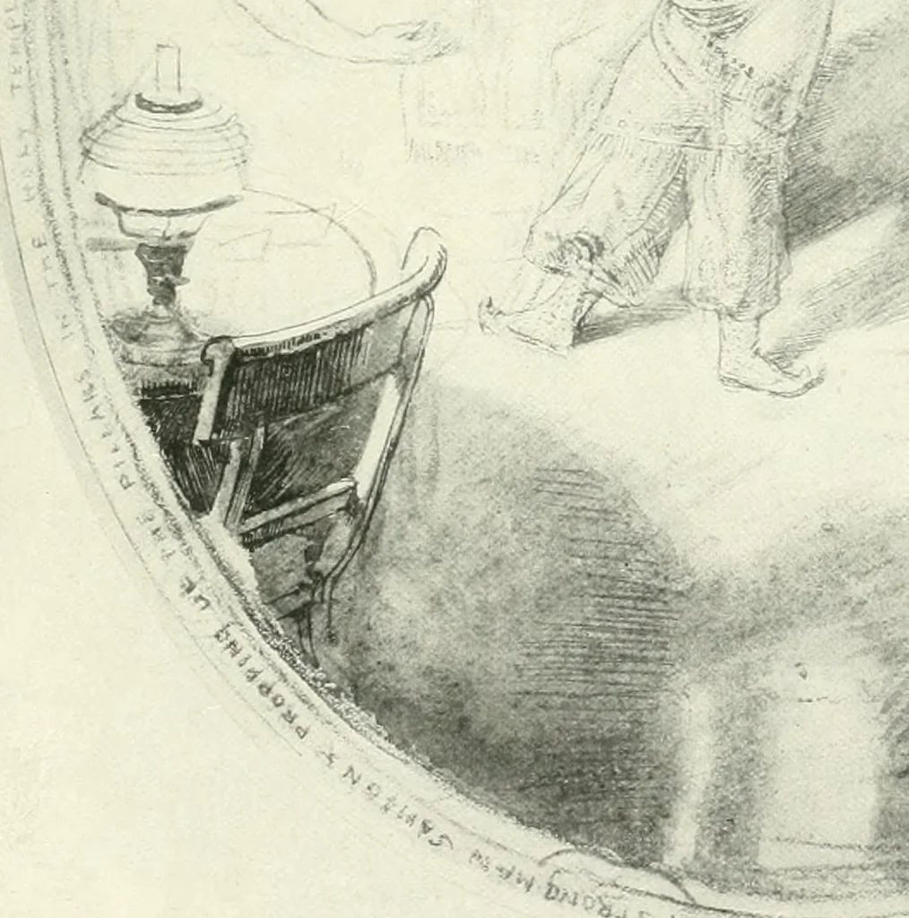 An illustration from The Slade; a collection of drawings and some pictures done by past and present students of the London Slade School of Art, MDCCCXCIII-MDCCCVII, 1907, leaf 62