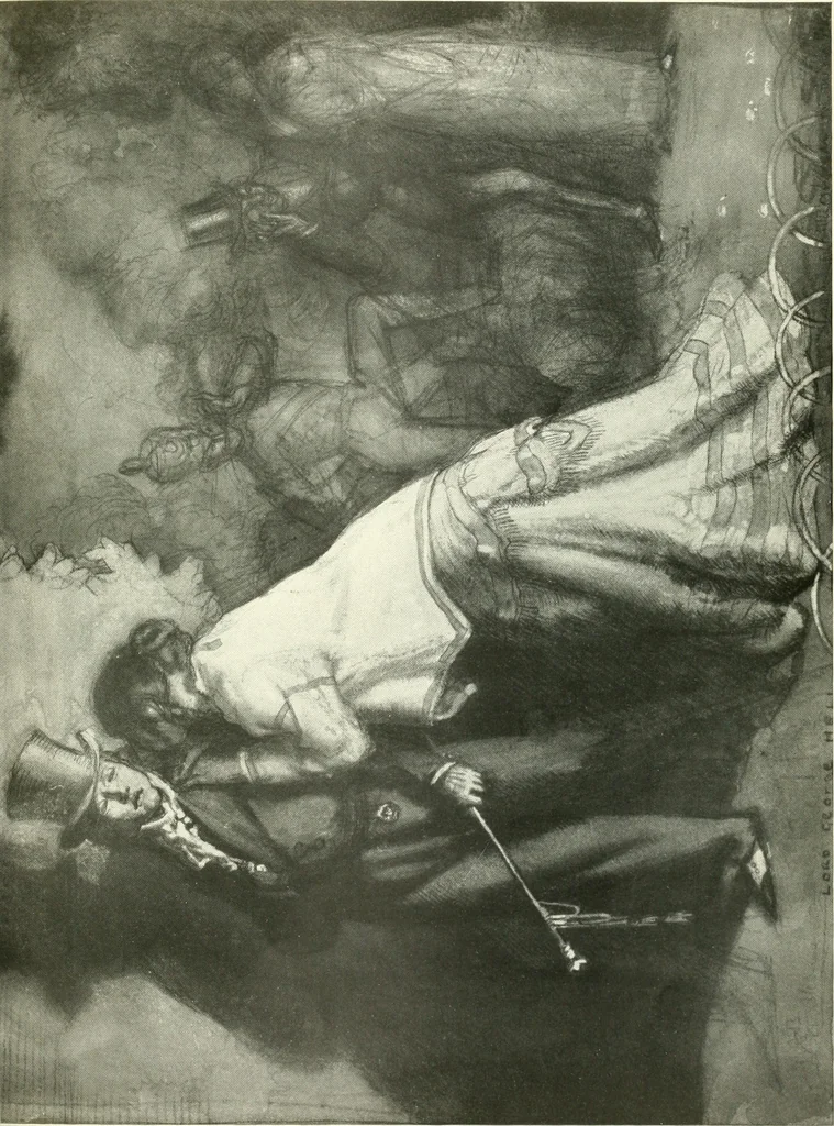 An illustration from The Slade; a collection of drawings and some pictures done by past and present students of the London Slade School of Art, MDCCCXCIII-MDCCCVII, 1907, leaf 64