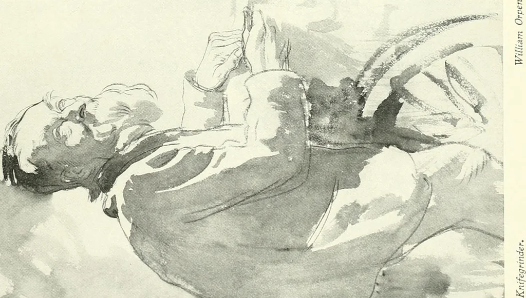 An illustration from The Slade; a collection of drawings and some pictures done by past and present students of the London Slade School of Art, MDCCCXCIII-MDCCCVII, 1907, leaf 68