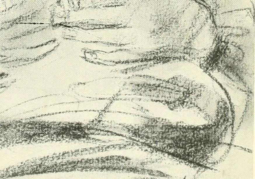 An illustration from The Slade; a collection of drawings and some pictures done by past and present students of the London Slade School of Art, MDCCCXCIII-MDCCCVII, 1907, leaf 8