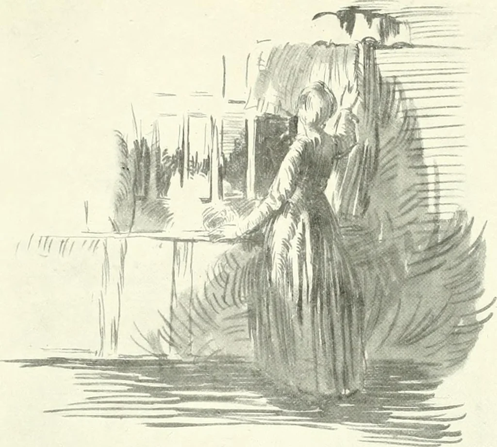 An illustration from The Slade; a collection of drawings and some pictures done by past and present students of the London Slade School of Art, MDCCCXCIII-MDCCCVII, 1907, leaf 96