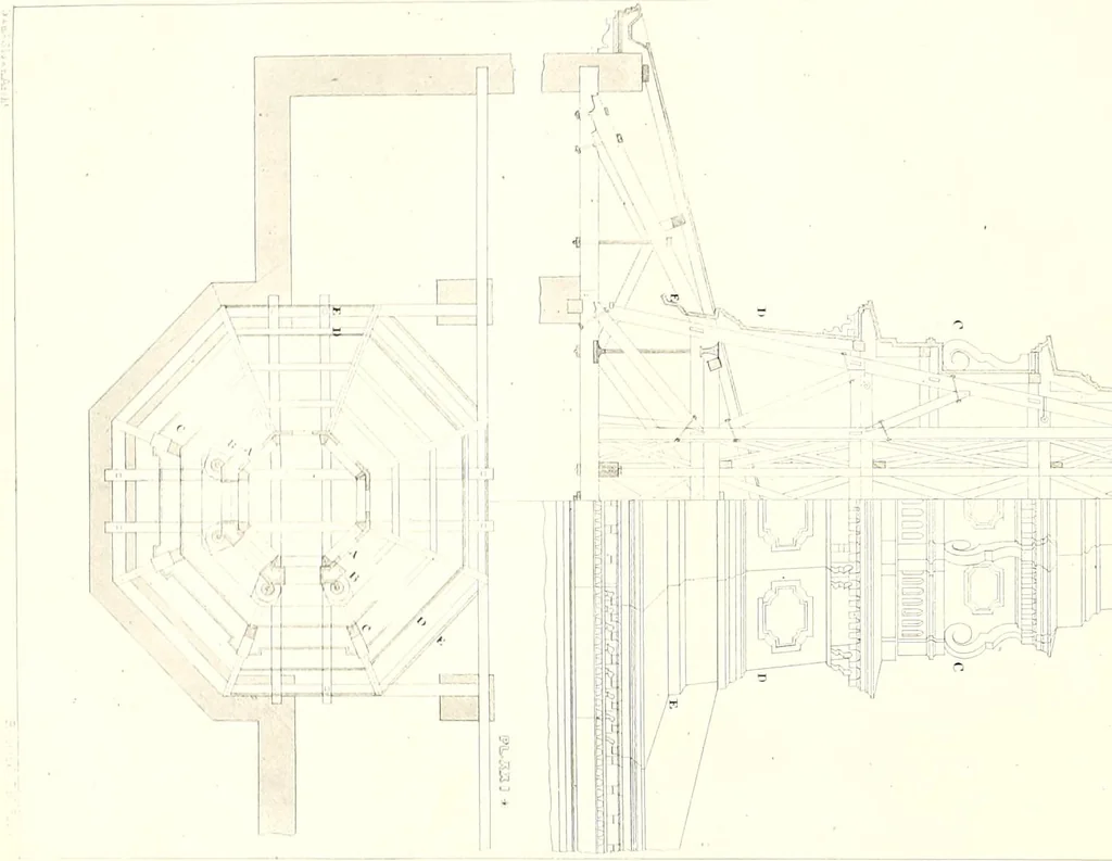 An illustration from Sloan's constructive architecture : a guide to the practical builder and mechanic, 1859, leaf 108