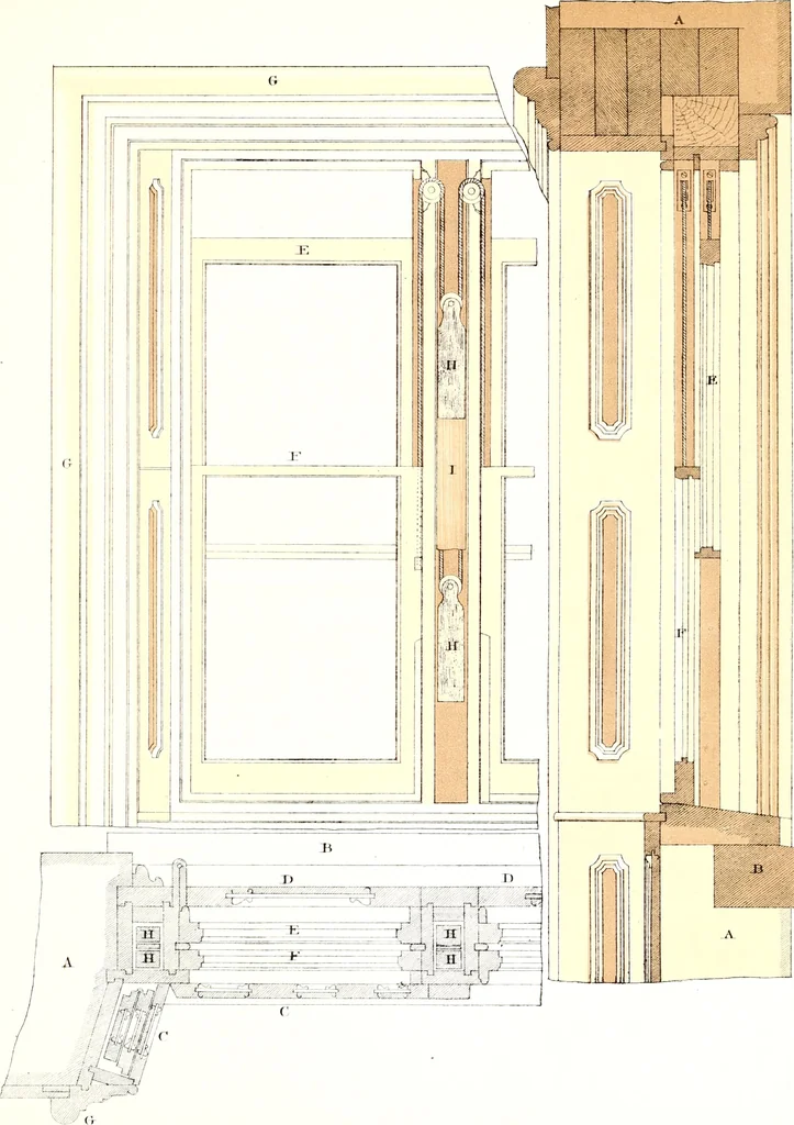 An illustration from Sloan's constructive architecture : a guide to the practical builder and mechanic, 1859, leaf 120