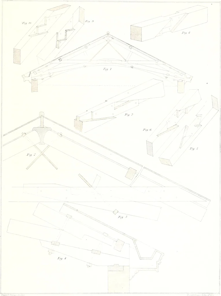 An illustration from Sloan's constructive architecture : a guide to the practical builder and mechanic, 1859, leaf 82