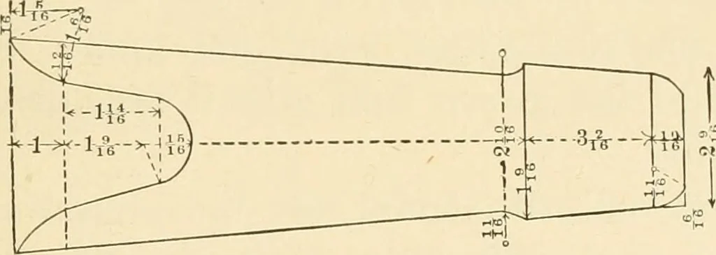 An illustration from The sloyd system of wood working, with a brief description of the Eva Rodhe model series and an historical sketch of the growth of the manual training idea;, 1892, leaf 148