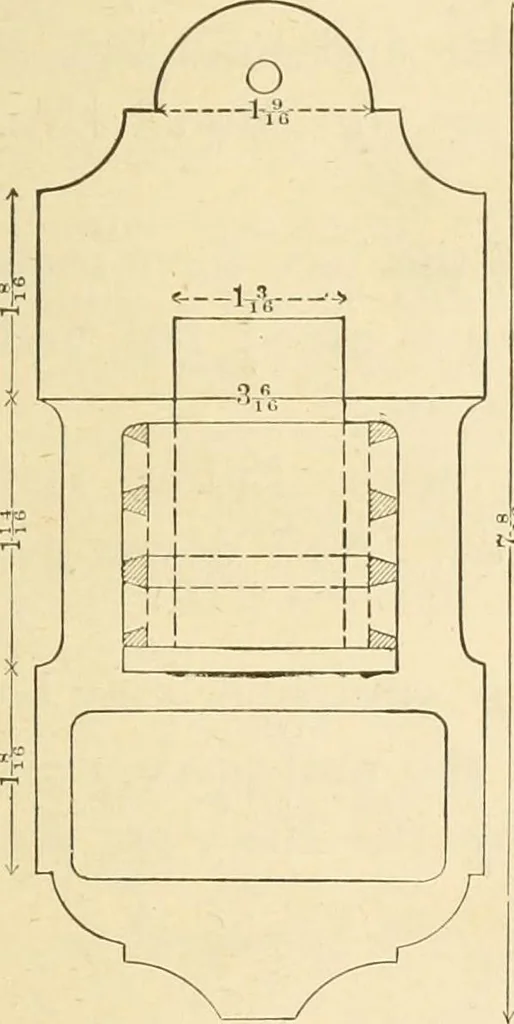 An illustration from The sloyd system of wood working, with a brief description of the Eva Rodhe model series and an historical sketch of the growth of the manual training idea;, 1892, leaf 158