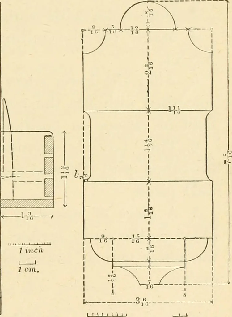 An illustration from The sloyd system of wood working, with a brief description of the Eva Rodhe model series and an historical sketch of the growth of the manual training idea;, 1892, leaf 158