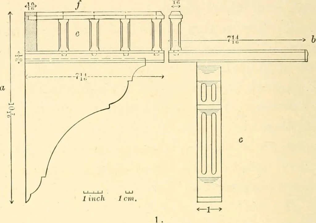 An illustration from The sloyd system of wood working, with a brief description of the Eva Rodhe model series and an historical sketch of the growth of the manual training idea;, 1892, leaf 217