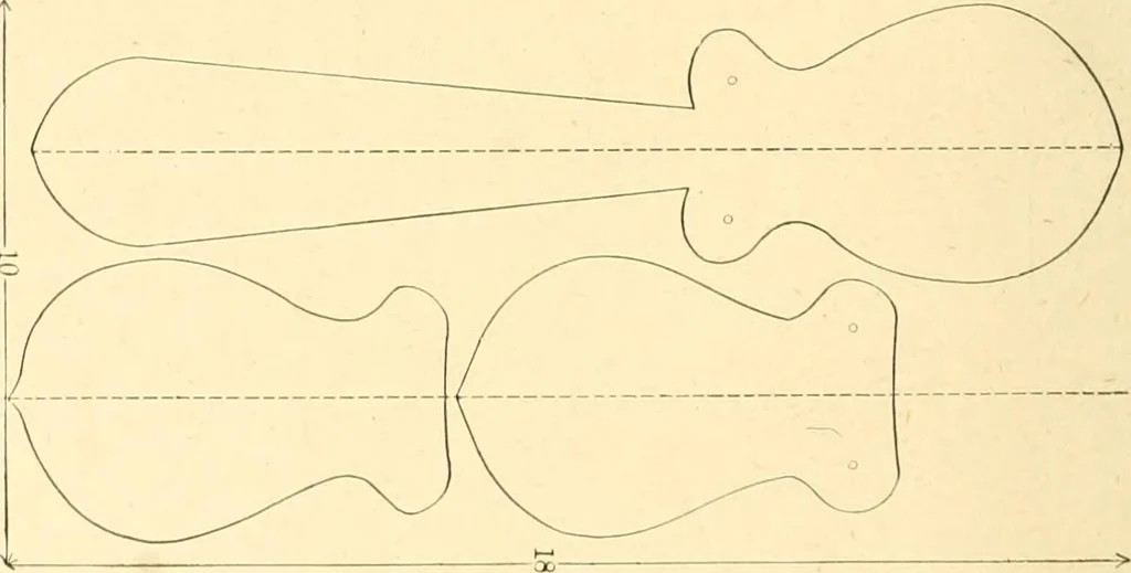 An illustration from The sloyd system of wood working, with a brief description of the Eva Rodhe model series and an historical sketch of the growth of the manual training idea;, 1892, leaf 235