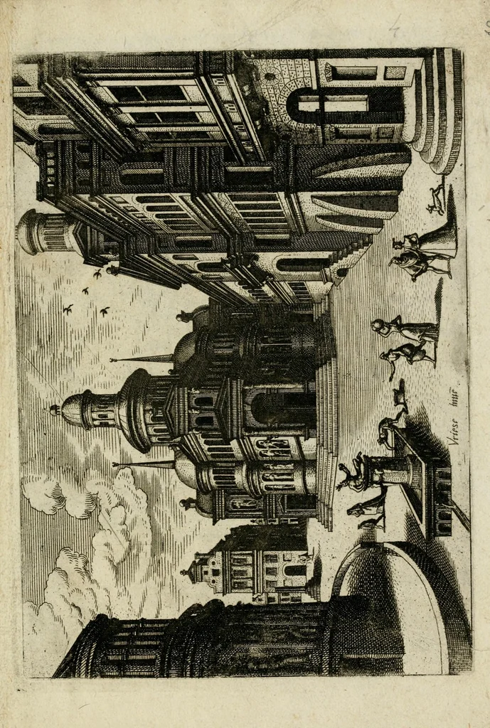 An illustration from Small architectural perspective views [graphic], 1562, leaf 13