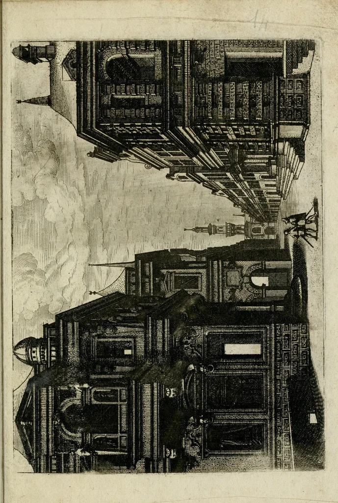 An illustration from Small architectural perspective views [graphic], 1562, leaf 33