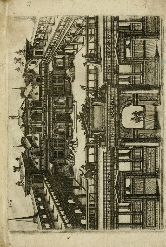 An illustration from Small architectural perspective views [graphic], 1562, leaf 5