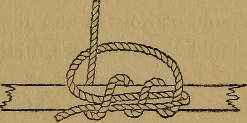 An illustration from Small-boat sailing; an explanation of the management of small yachts, half-decked and open sailing-boats of various rigs; sailing on sea and on river; cruising, etc, 1902, leaf 52