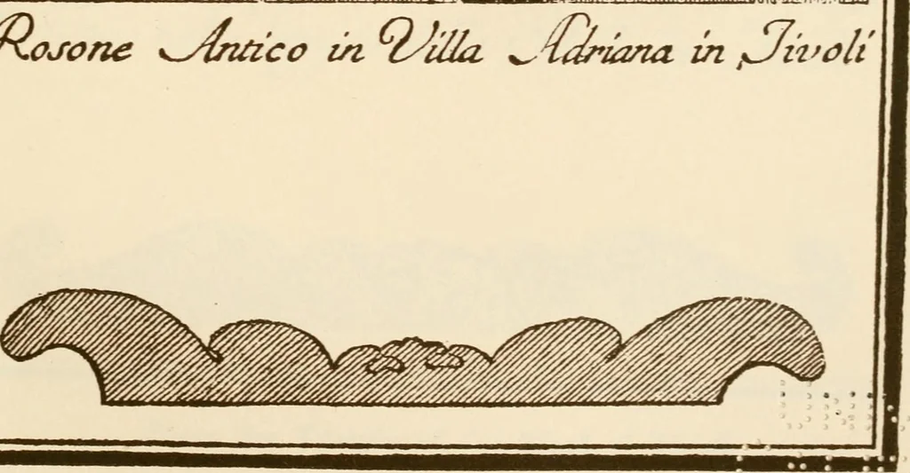 An illustration from A small collection of ancient rosettes as found on Roman monuments, 1913, leaf 28
