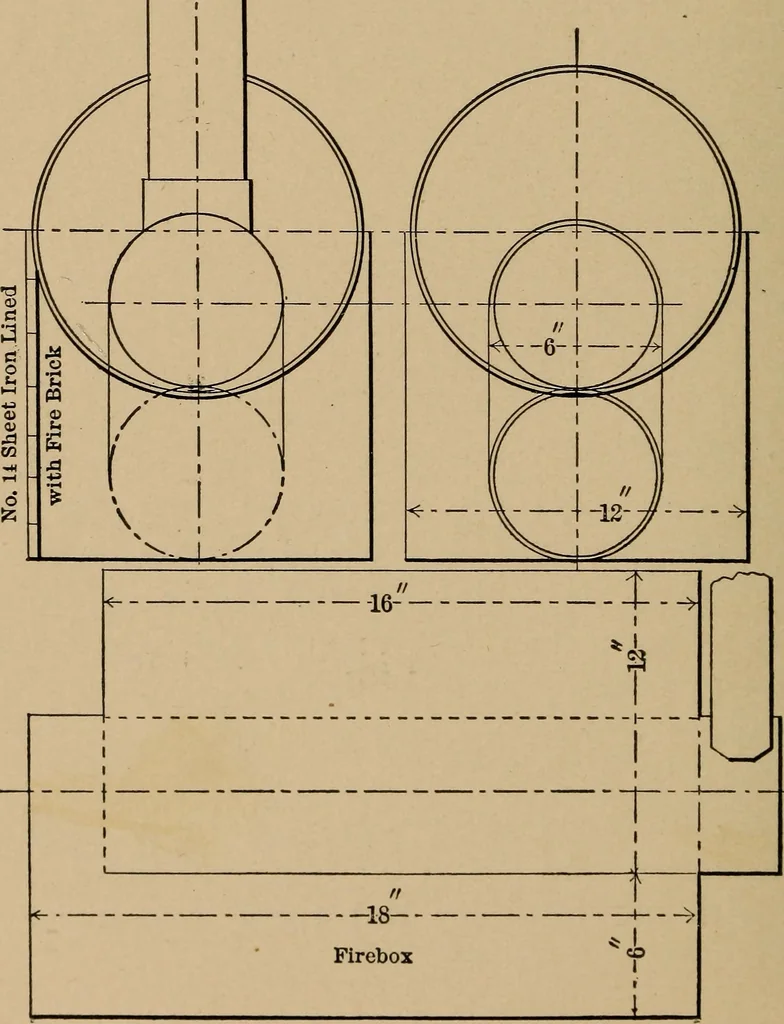An illustration from Small engines and boilers; a manual of concise and specific directions for the construction of small steam engines and boilers of modern types ... for amateurs and others interested in such work, 1899, leaf 119