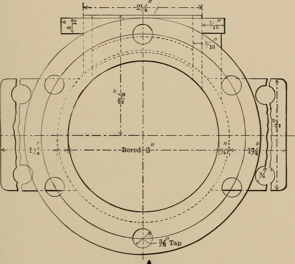 An illustration from Small engines and boilers; a manual of concise and specific directions for the construction of small steam engines and boilers of modern types ... for amateurs and others interested in such work, 1899, leaf 30