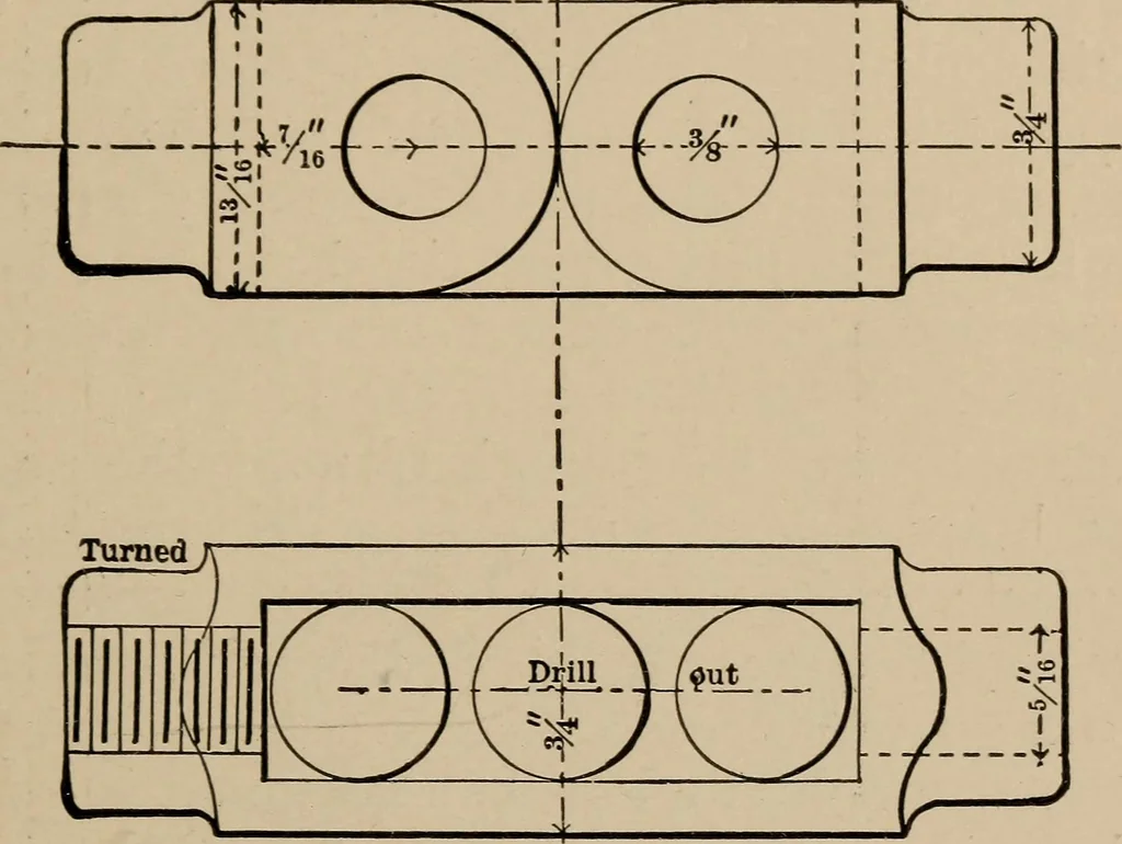 An illustration from Small engines and boilers; a manual of concise and specific directions for the construction of small steam engines and boilers of modern types ... for amateurs and others interested in such work, 1899, leaf 60