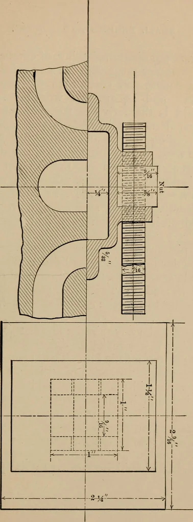An illustration from Small engines and boilers; a manual of concise and specific directions for the construction of small steam engines and boilers of modern types ... for amateurs and others interested in such work, 1899, leaf 62