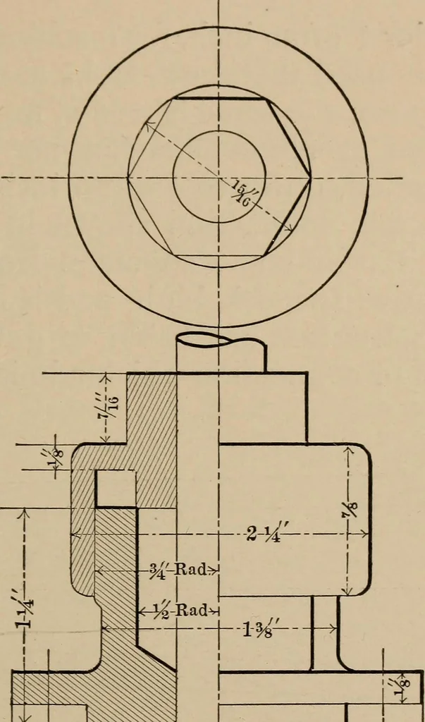 An illustration from Small engines and boilers; a manual of concise and specific directions for the construction of small steam engines and boilers of modern types ... for amateurs and others interested in such work, 1899, leaf 70