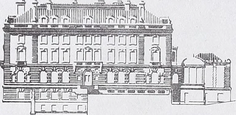 An illustration from Small French buildings; the architecture of town and country, comprising cottages, farmhouses, minor chateaux or manors with their farm groups, small town dwellings, and a few churches, 1921, leaf 1