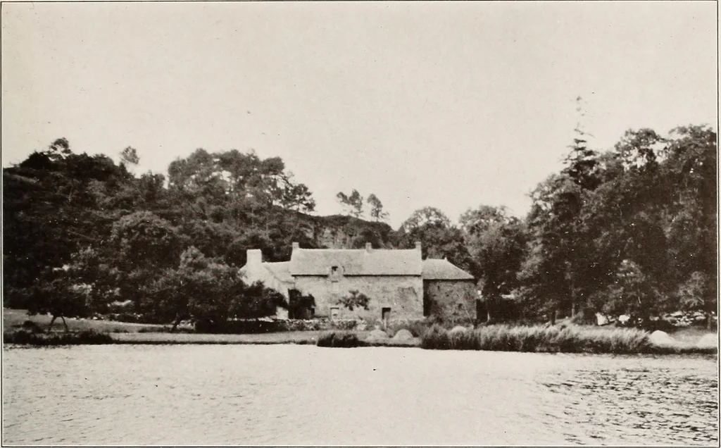 An illustration from Small French buildings; the architecture of town and country, comprising cottages, farmhouses, minor chateaux or manors with their farm groups, small town dwellings, and a few churches, 1921, leaf 148