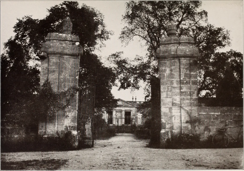 An illustration from Small French buildings; the architecture of town and country, comprising cottages, farmhouses, minor chateaux or manors with their farm groups, small town dwellings, and a few churches, 1921, leaf 294