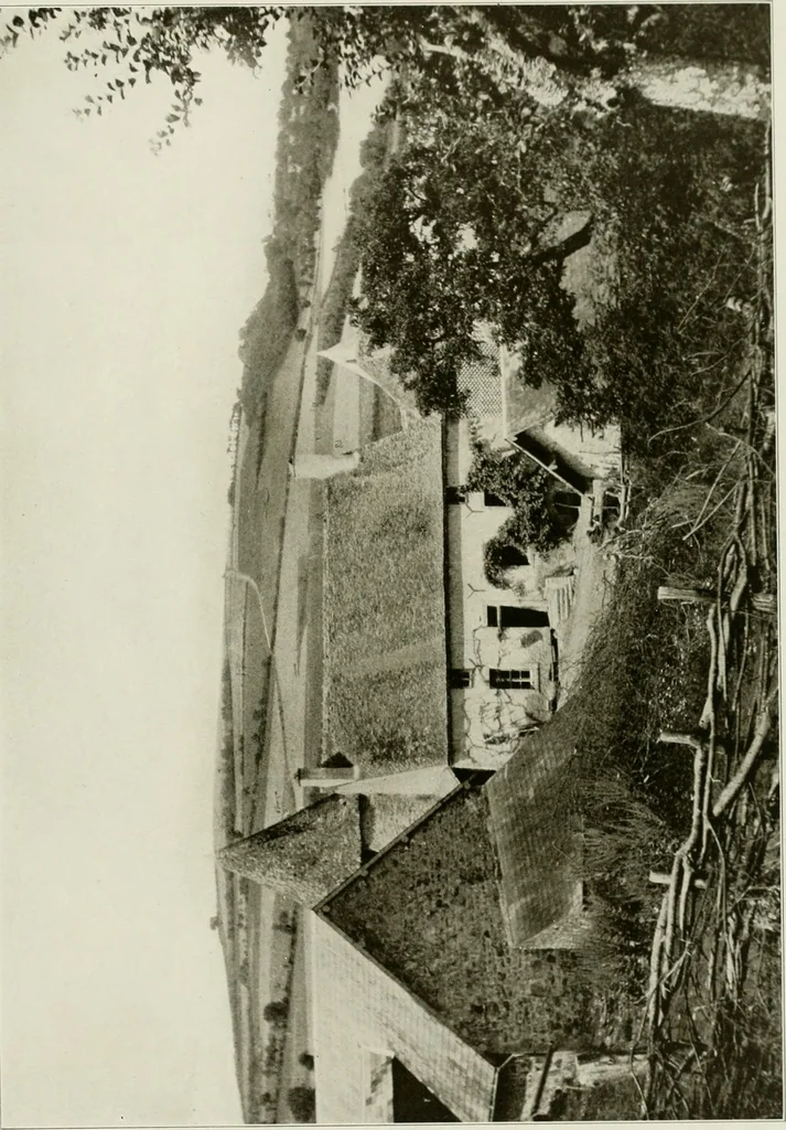 An illustration from Small French buildings; the architecture of town and country, comprising cottages, farmhouses, minor chateaux or manors with their farm groups, small town dwellings, and a few churches, 1921, leaf 222