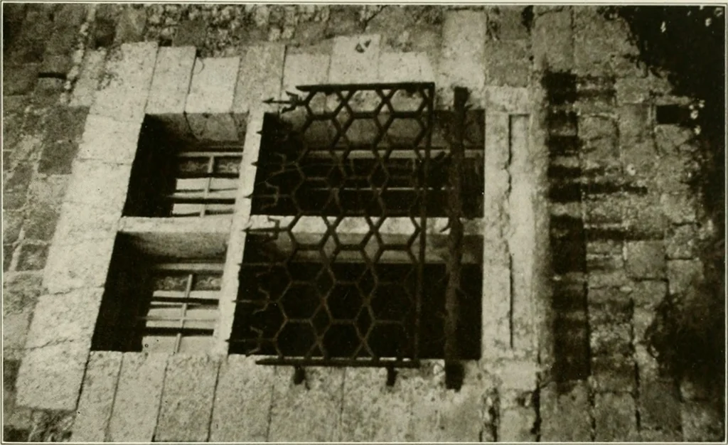 An illustration from Small French buildings; the architecture of town and country, comprising cottages, farmhouses, minor chateaux or manors with their farm groups, small town dwellings, and a few churches, 1921, leaf 266
