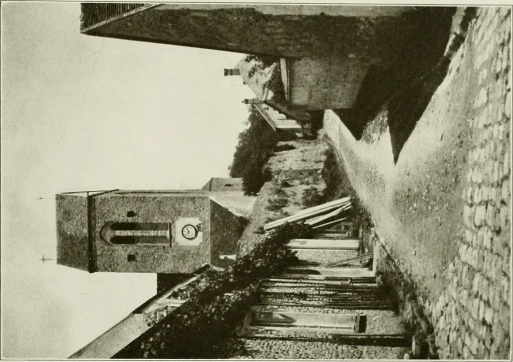 An illustration from Small French buildings; the architecture of town and country, comprising cottages, farmhouses, minor chateaux or manors with their farm groups, small town dwellings, and a few churches, 1921, leaf 82