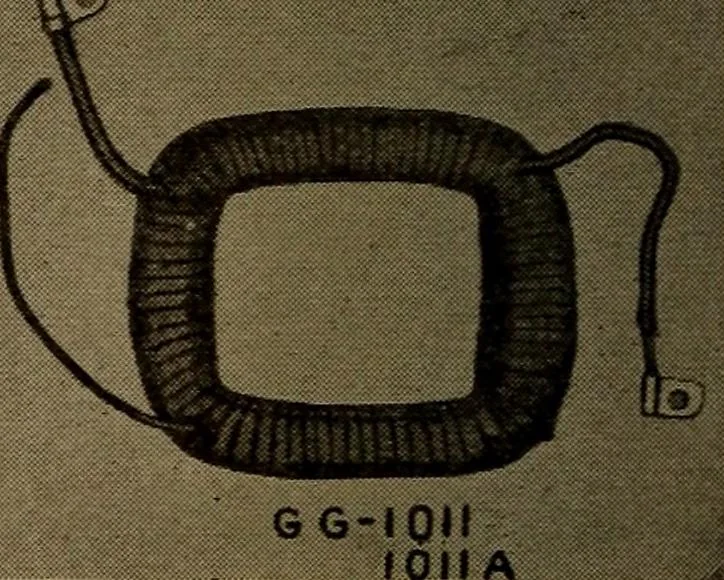 An illustration from Small motors, transformers, electromagnets; a practical presentation of design and construction data for small motors, small low- and high-tension transformers, electromagnets, and induction coils, 1920, leaf 143