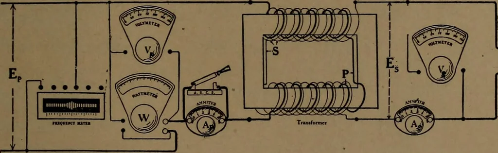 An illustration from Small motors, transformers, electromagnets; a practical presentation of design and construction data for small motors, small low- and high-tension transformers, electromagnets, and induction coils, 1920, leaf 184