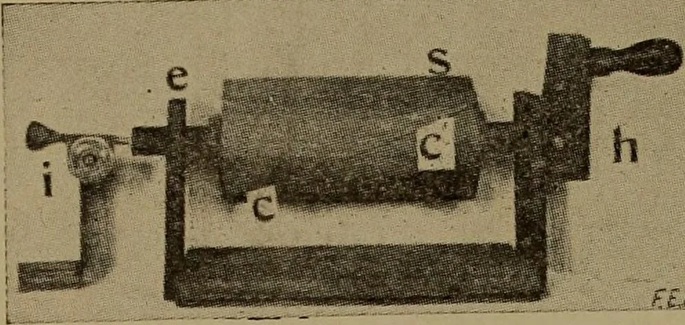An illustration from Small motors, transformers, electromagnets; a practical presentation of design and construction data for small motors, small low- and high-tension transformers, electromagnets, and induction coils, 1920, leaf 195