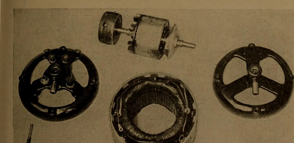 An illustration from Small motors, transformers, electromagnets; a practical presentation of design and construction data for small motors, small low- and high-tension transformers, electromagnets, and induction coils, 1920, leaf 28