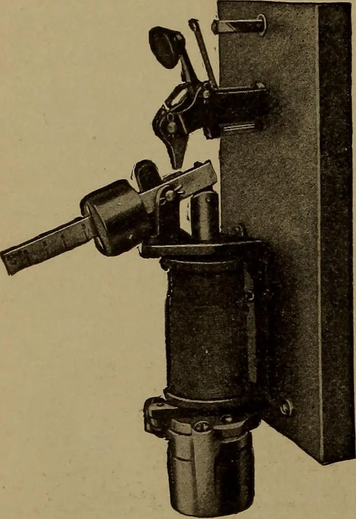 An illustration from Small motors, transformers, electromagnets; a practical presentation of design and construction data for small motors, small low- and high-tension transformers, electromagnets, and induction coils, 1920, leaf 311