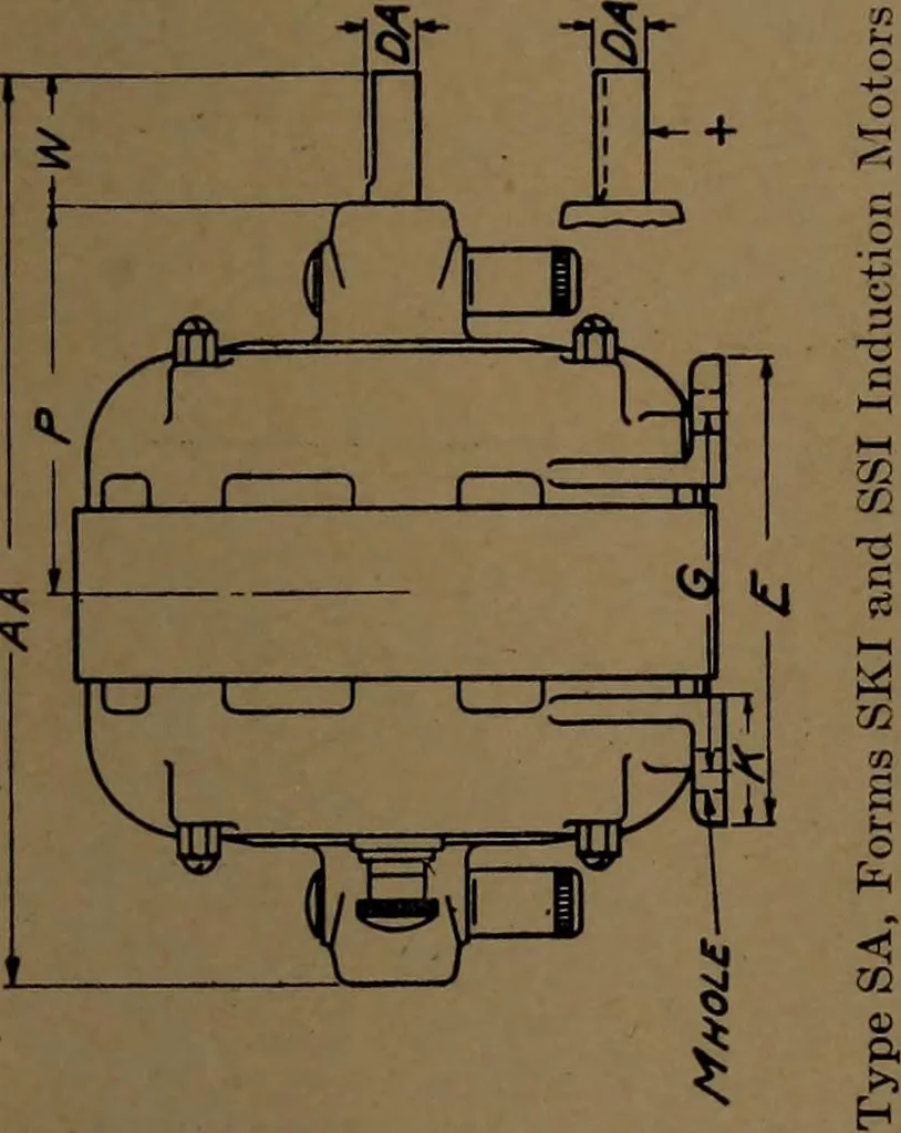 An illustration from Small motors, transformers, electromagnets; a practical presentation of design and construction data for small motors, small low- and high-tension transformers, electromagnets, and induction coils, 1920, leaf 74
