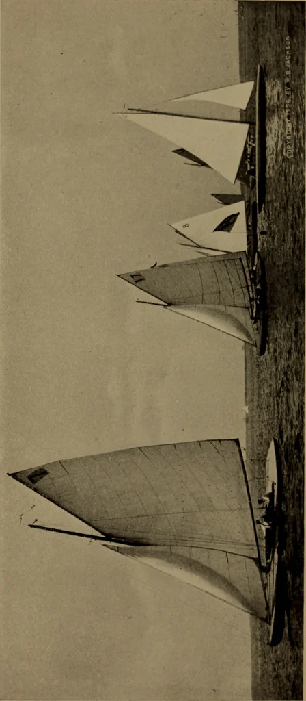 An illustration from The small yacht, its management and handling for racing and sailing, with chapters on construction, 1909, leaf 132