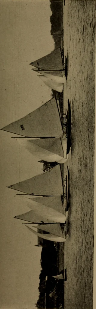 An illustration from The small yacht, its management and handling for racing and sailing, with chapters on construction, 1909, leaf 140
