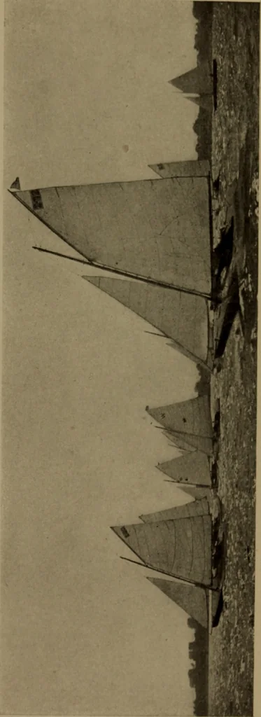 An illustration from The small yacht, its management and handling for racing and sailing, with chapters on construction, 1909, leaf 140