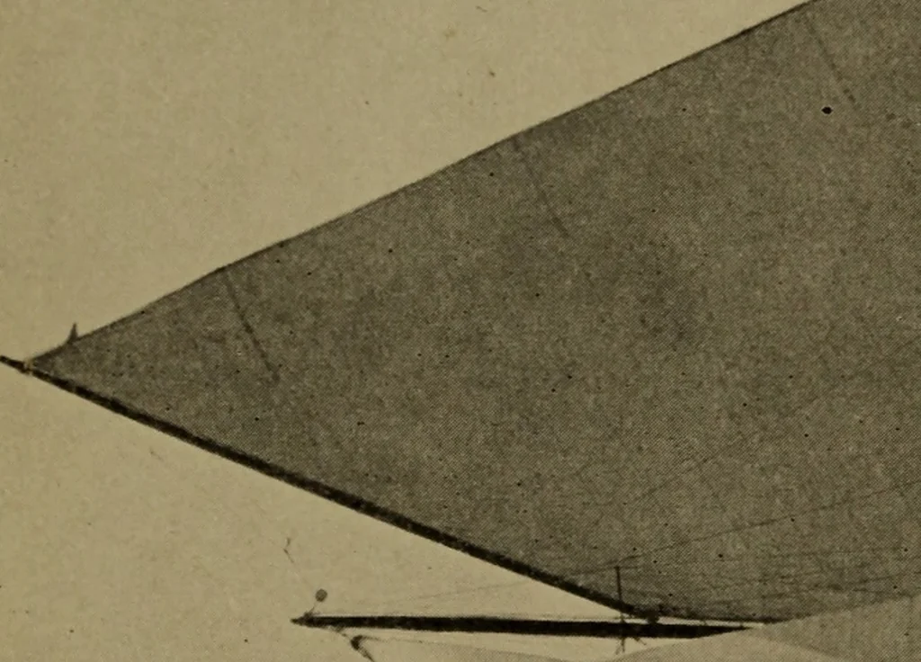 An illustration from The small yacht, its management and handling for racing and sailing, with chapters on construction, 1909, leaf 141