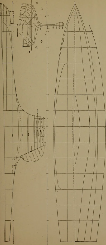 An illustration from The small yacht, its management and handling for racing and sailing, with chapters on construction, 1909, leaf 236