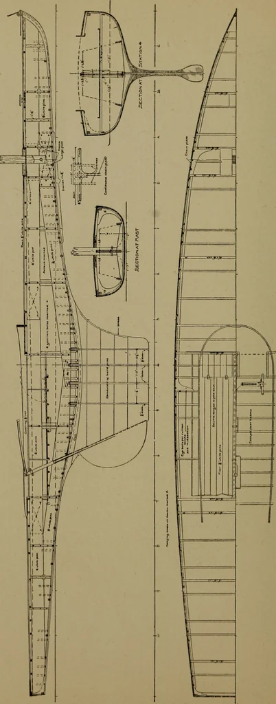 An illustration from The small yacht, its management and handling for racing and sailing, with chapters on construction, 1909, leaf 237