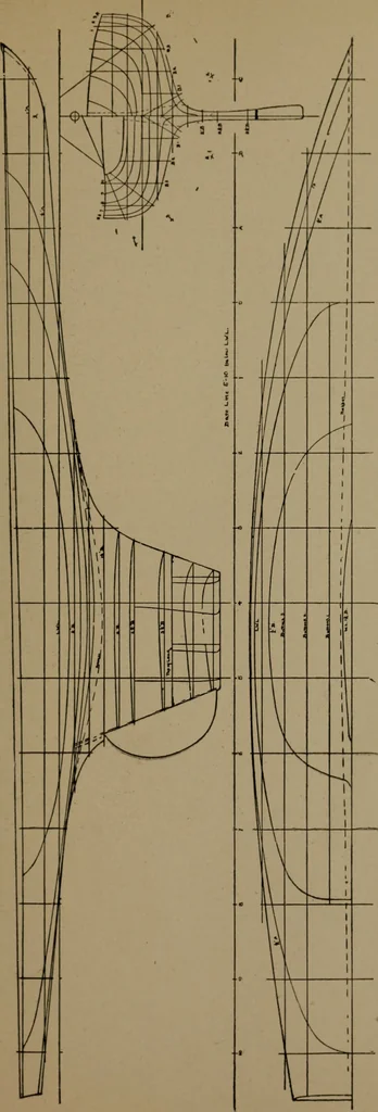 An illustration from The small yacht, its management and handling for racing and sailing, with chapters on construction, 1909, leaf 268