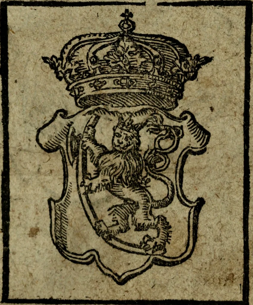 An illustration from Snorre Sturlessøns Norske kongers chronica, 1633, leaf 2