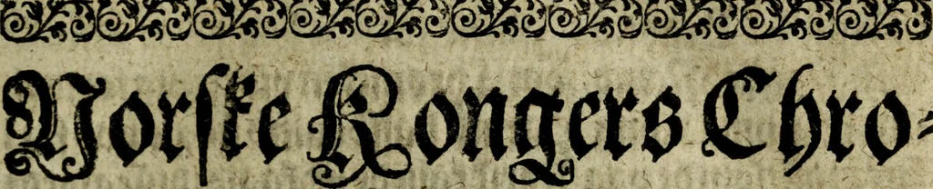 An illustration from Snorre Sturlessøns Norske kongers chronica, 1633, leaf 26