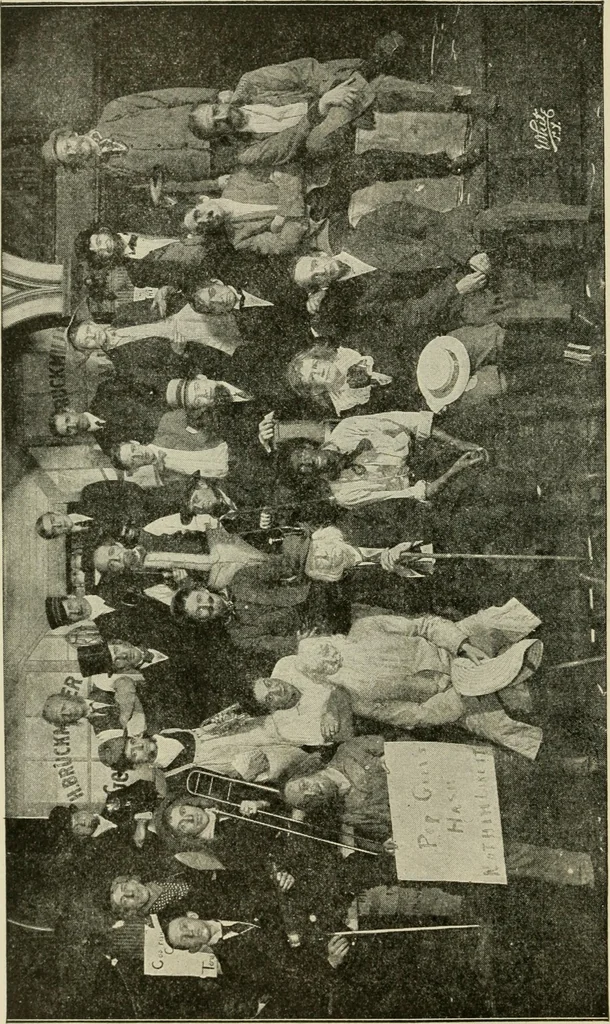 An illustration from Social activities for men and boys, 1913, leaf 101